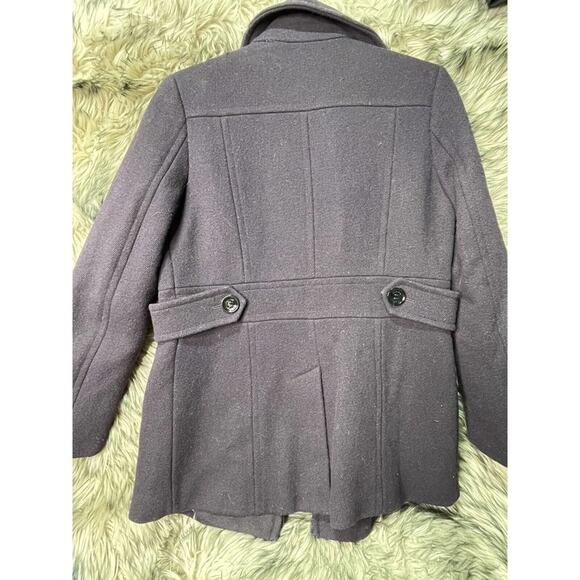 Calvin Klein Wool Blend Plum Colored‎ Coat Women's Size 4 - Picture 5 of 5